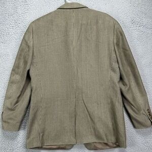 Chaps Tan Geometric Coat 40R